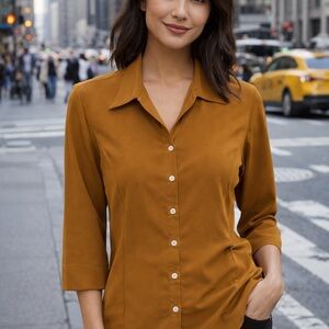 Exofficio Women's Button-Down Shirt - Brown